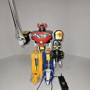 1994 Power Rangers Marchon 14" inch RC Remote Control Megazord - Tested Working